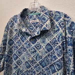 Tommy Bahama Men's‎ Silk Blend Hawaiian Shirt Size XL